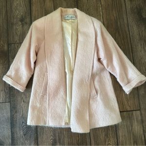 Mayfair of California pink wool pea coat